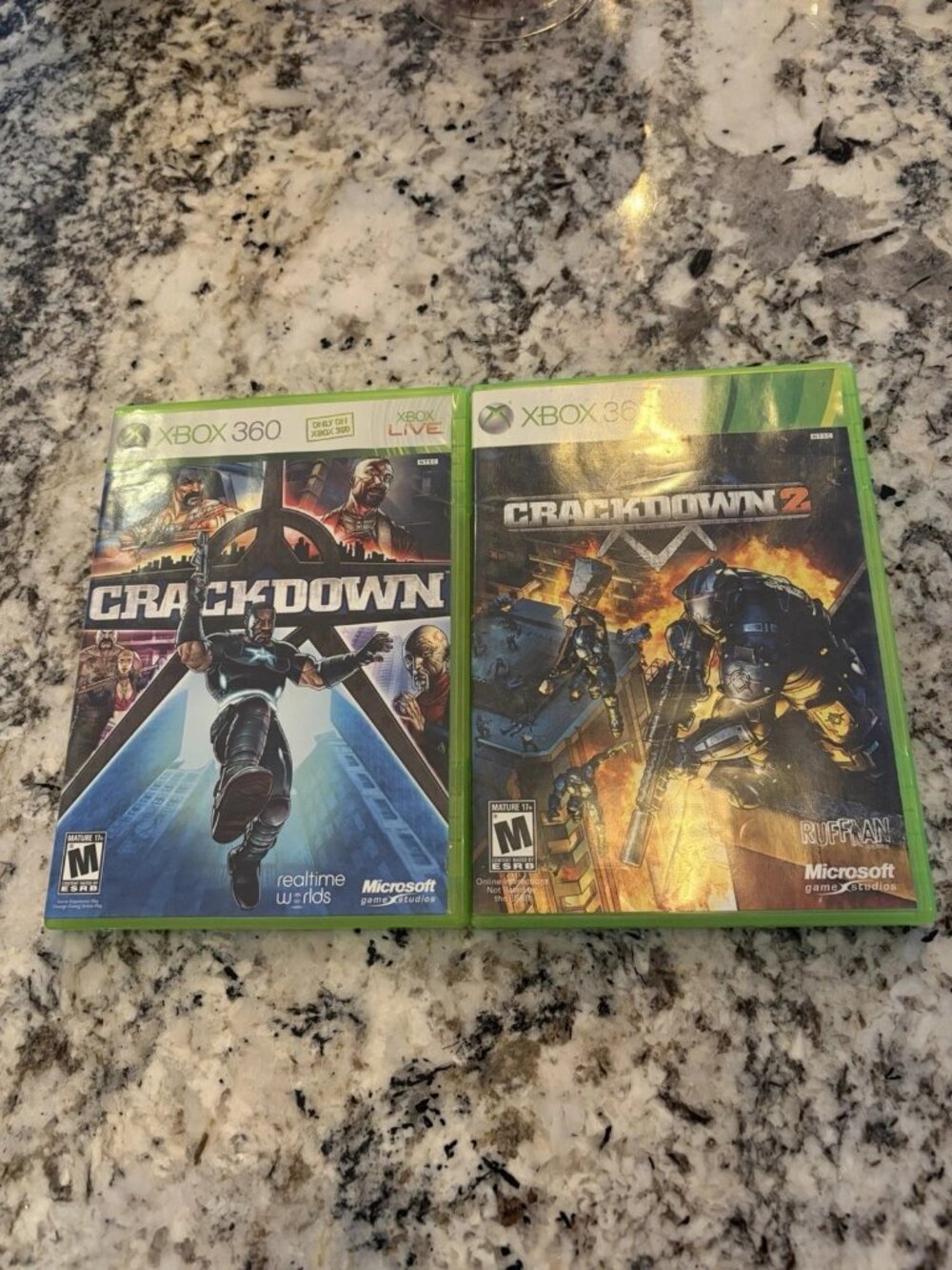 Crackdown Crackdown 2 Cases Only Xbox 360